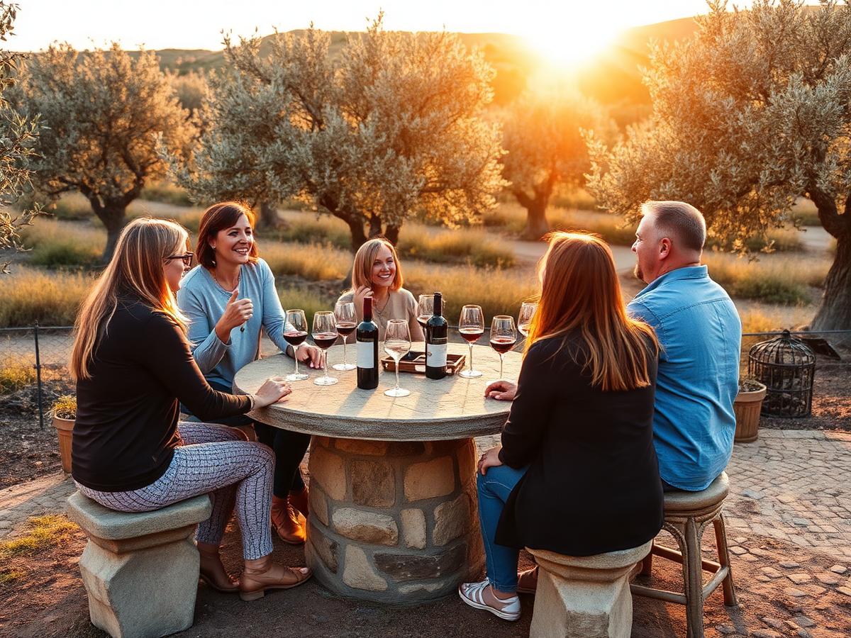Tast de vins guiat entre oliveres de la Terra Alta